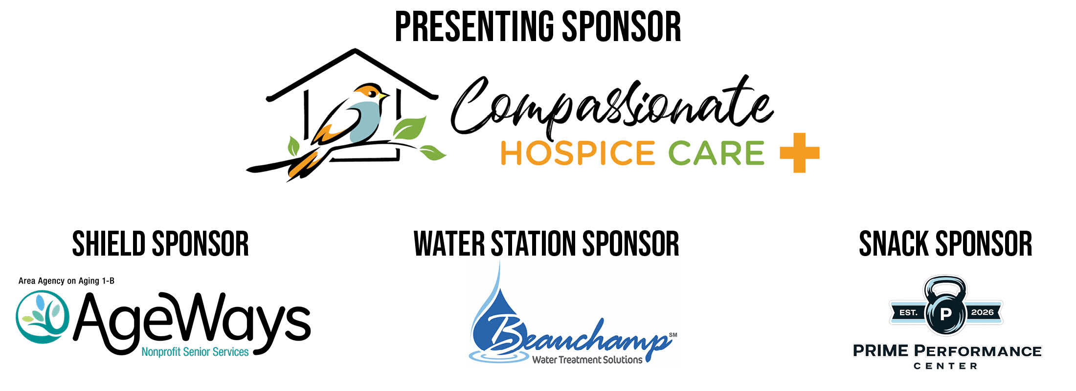 Sponsors for website