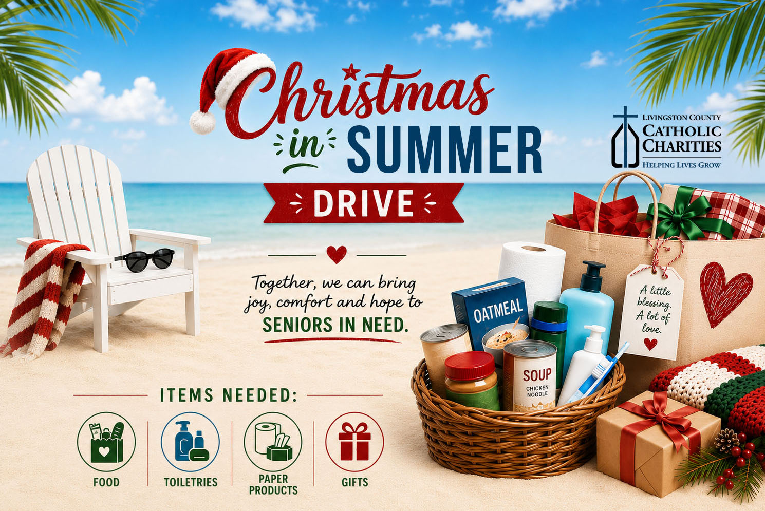 Christmas in Summer, website homepage